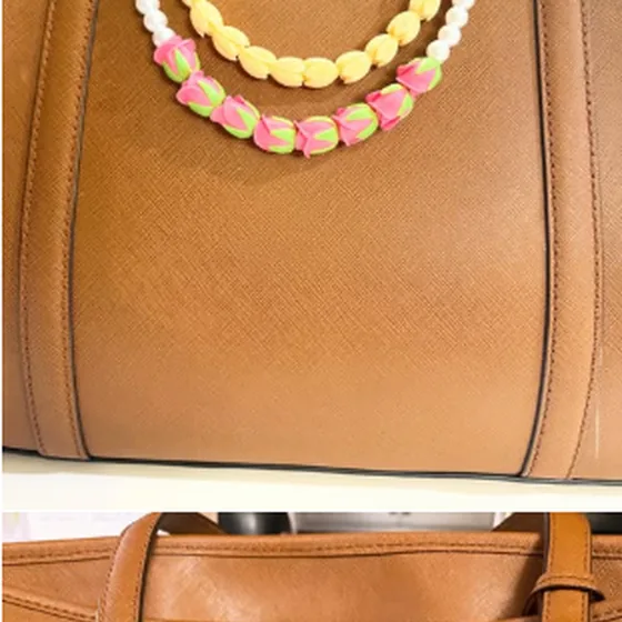 Colorful handcrafted island-inspired purse accessory